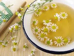 Decoction of chamomile