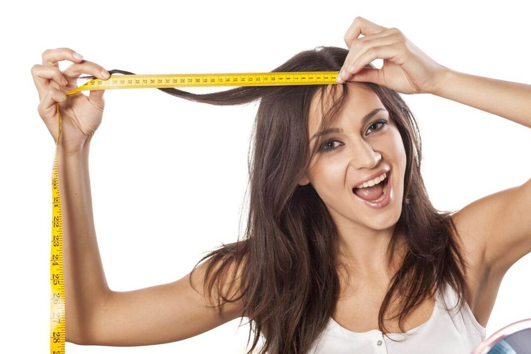 hair growth after using Trichomist Forte